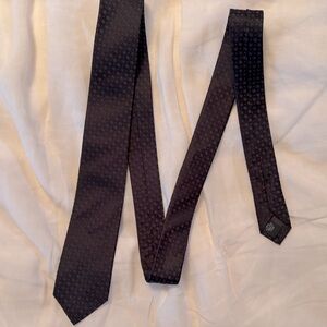 Silk black tie